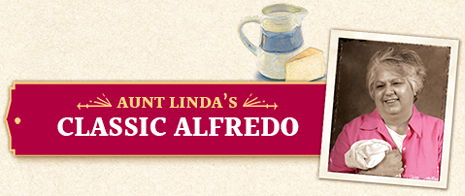 Aunt Linda’s Classic Alfredo Sauce Jar