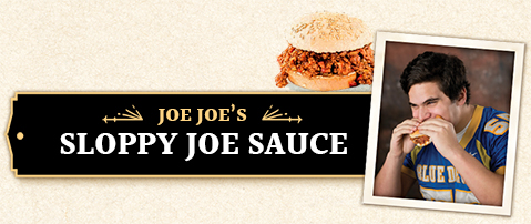 Joe Joe’s Sloppy Joe Sauce Jar