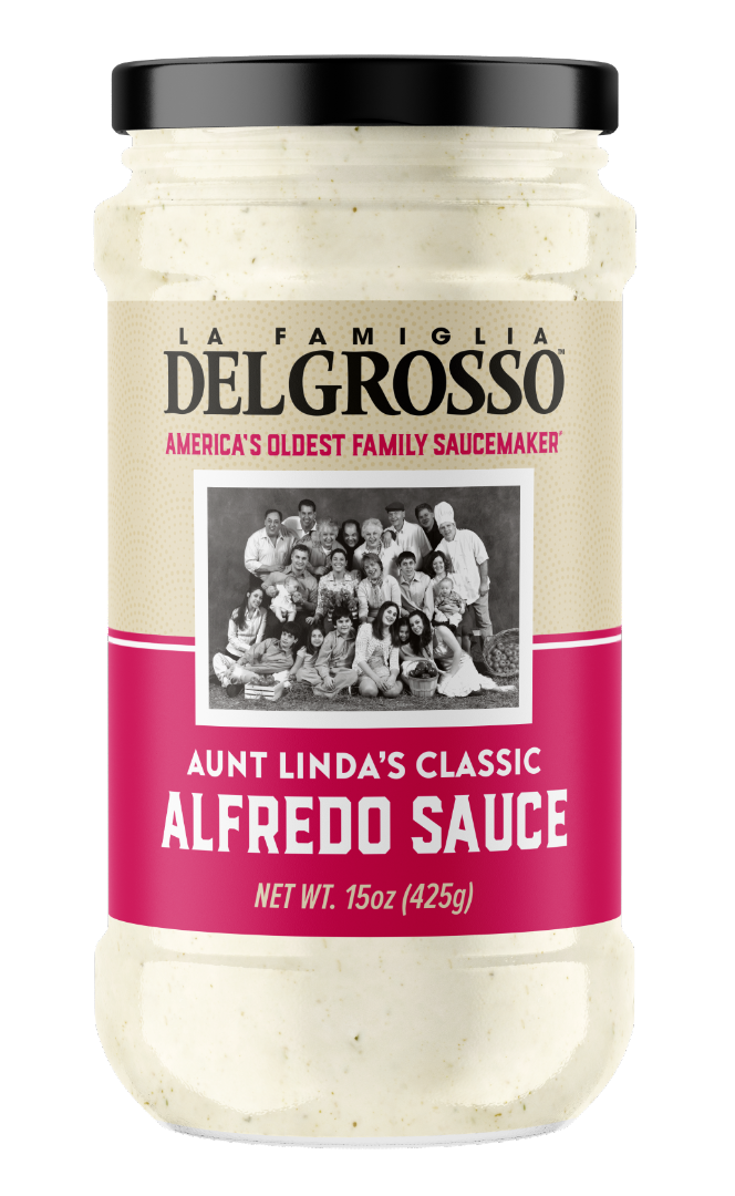 Aunt Linda’s Classic Alfredo Sauce Jar